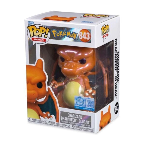 Funko Pop Games Pokémon Charizard Pearlescent vinyl figure in original display box